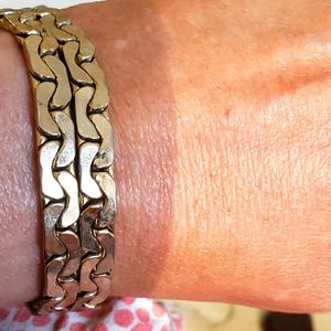 Vintage "Coro" Goldtone Chunky 7.5" Bracelet